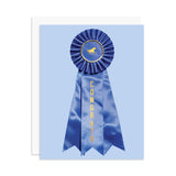 Blue Ribbon Congratulations Greeting Card
