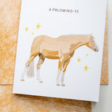 A Palomino-te Greeting Card